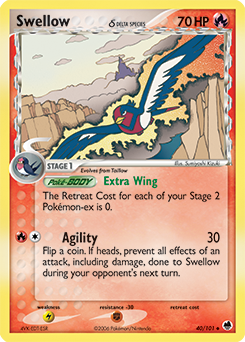 Pokemon Dragon Frontiers Swellow δ - 40