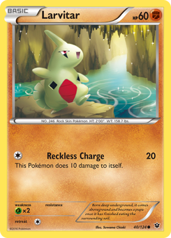 Pokemon Fates Collide Larvitar - 40