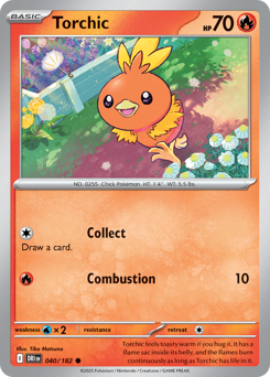 Pokemon Destined Rivals Torchic - 40