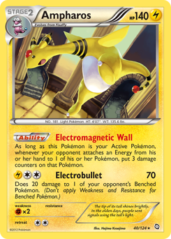 Pokemon Dragons Exalted Ampharos - 40