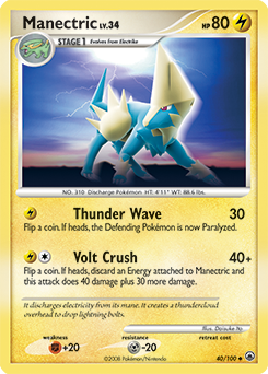 Pokemon Majestic Dawn Manectric - 40