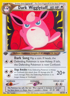 Pokemon Neo Destiny Dark Wigglytuff - 40