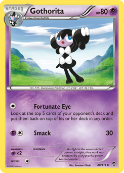 Pokemon Furious Fists Gothorita - 40