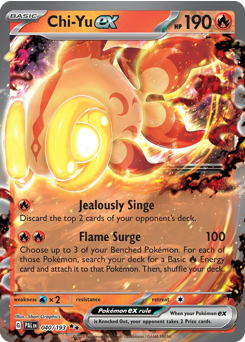 Pokemon Paldea Evolved Chi-Yu ex - 40
