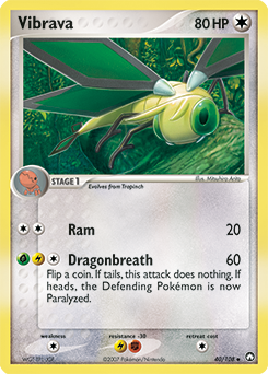 Pokemon Power Keepers Vibrava - 40