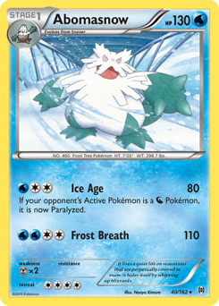 Pokemon BREAKthrough Abomasnow - 40