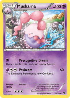 Pokemon Plasma Blast Musharna - 40