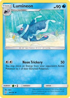 Pokemon Unified Minds Lumineon - 40