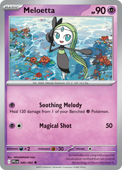 Pokemon Phantasmal Flames Meloetta - 40