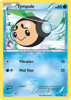 Pokemon Legendary Treasures Tympole - 40