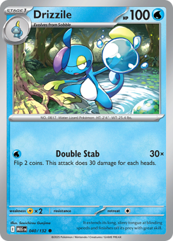 Pokemon Mega Evolution Drizzile - 40
