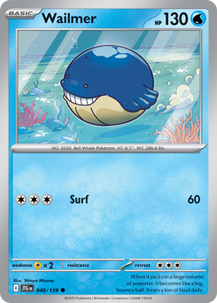 Pokemon Journey Together Wailmer - 40