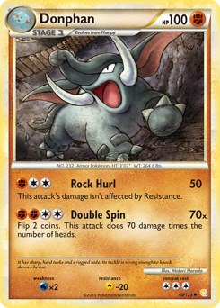 Pokemon HeartGold & SoulSilver Donphan - 40