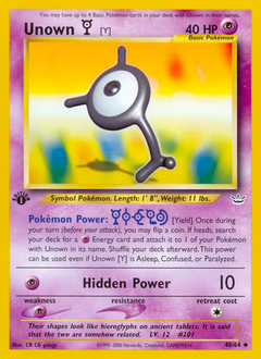 Pokemon Neo Revelation Unown [Y] - 40