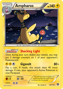 Pokemon Steam Siege Ampharos - 40