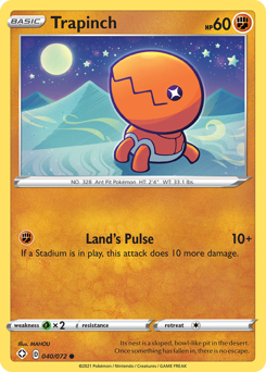 Pokemon Shining Fates Trapinch - 40