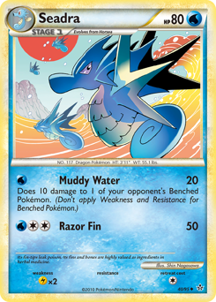 Pokemon HS—Unleashed Seadra - 40