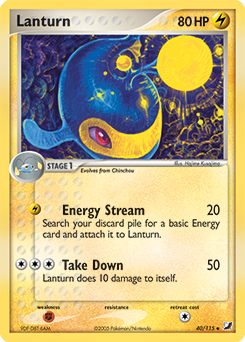 Pokemon Unseen Forces Lanturn - 40