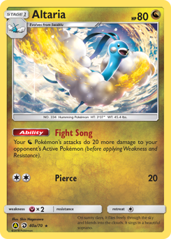 Pokemon Dragon Majesty Altaria - 40a