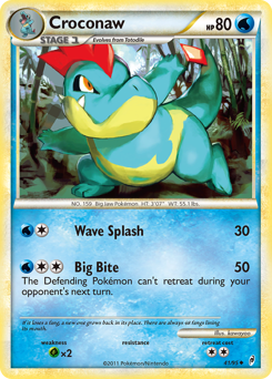 Pokemon Call of Legends Croconaw - 41