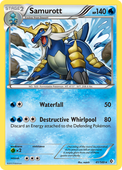 Pokemon Boundaries Crossed Samurott - 41