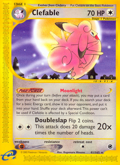 Pokemon Expedition Base Set Clefable - 41