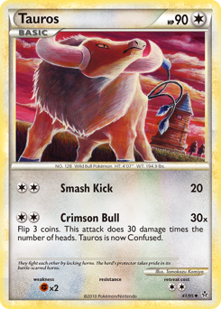 Pokemon HS—Unleashed Tauros - 41