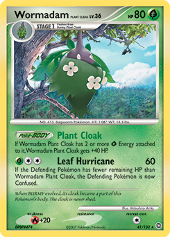 Pokemon Secret Wonders Wormadam Plant Cloak - 41