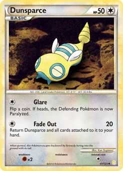 Pokemon HeartGold & SoulSilver Dunsparce - 41