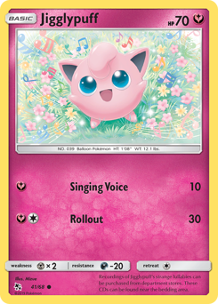Pokemon Hidden Fates Jigglypuff - 41