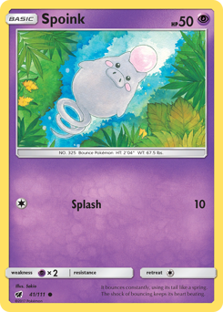 Pokemon Crimson Invasion Spoink - 41