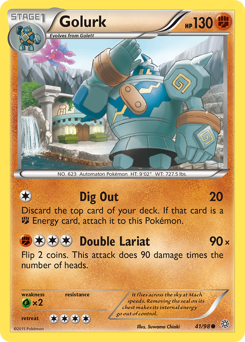 Pokemon Ancient Origins Golurk - 41