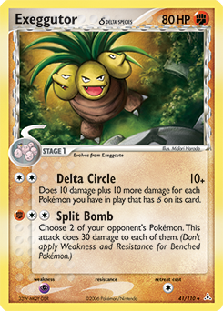 Pokemon Holon Phantoms Exeggutor δ - 41