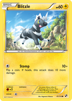 Pokemon Black & White Blitzle - 41