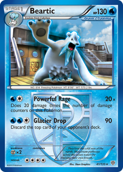 Pokemon Plasma Storm Beartic - 41