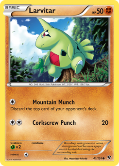 Pokemon Fates Collide Larvitar - 41