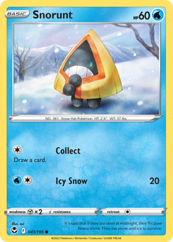Pokemon Silver Tempest Snorunt - 41