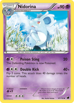Pokemon Plasma Freeze Nidorina - 41