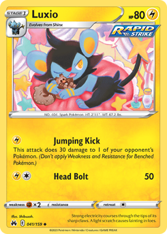 Pokemon Crown Zenith Luxio - 41