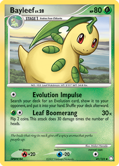 Pokemon Mysterious Treasures Bayleef - 41