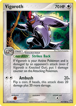 Pokemon Power Keepers Vigoroth - 41