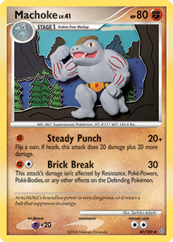 Pokemon Stormfront Machoke - 41