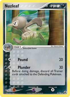 Pokemon Legend Maker Nuzleaf - 41
