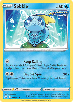 Pokemon Chilling Reign Sobble - 41