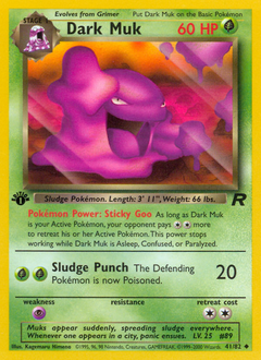 Pokemon Team Rocket Dark Muk - 41