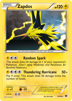 Pokemon Next Destinies Zapdos - 41