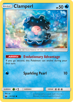 Pokemon Celestial Storm Clamperl - 41