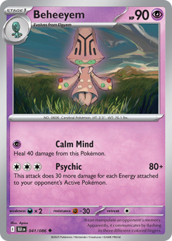 Pokemon Black Bolt Beheeyem - 41