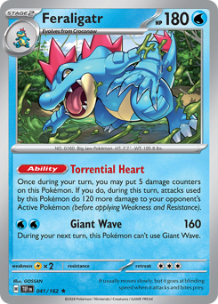 Pokemon Temporal Forces Feraligatr - 41