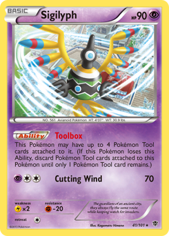 Pokemon Plasma Blast Sigilyph - 41